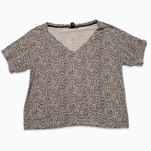 Victoria's Secret - Vintage Pajama Cheetah Print Top, Size L